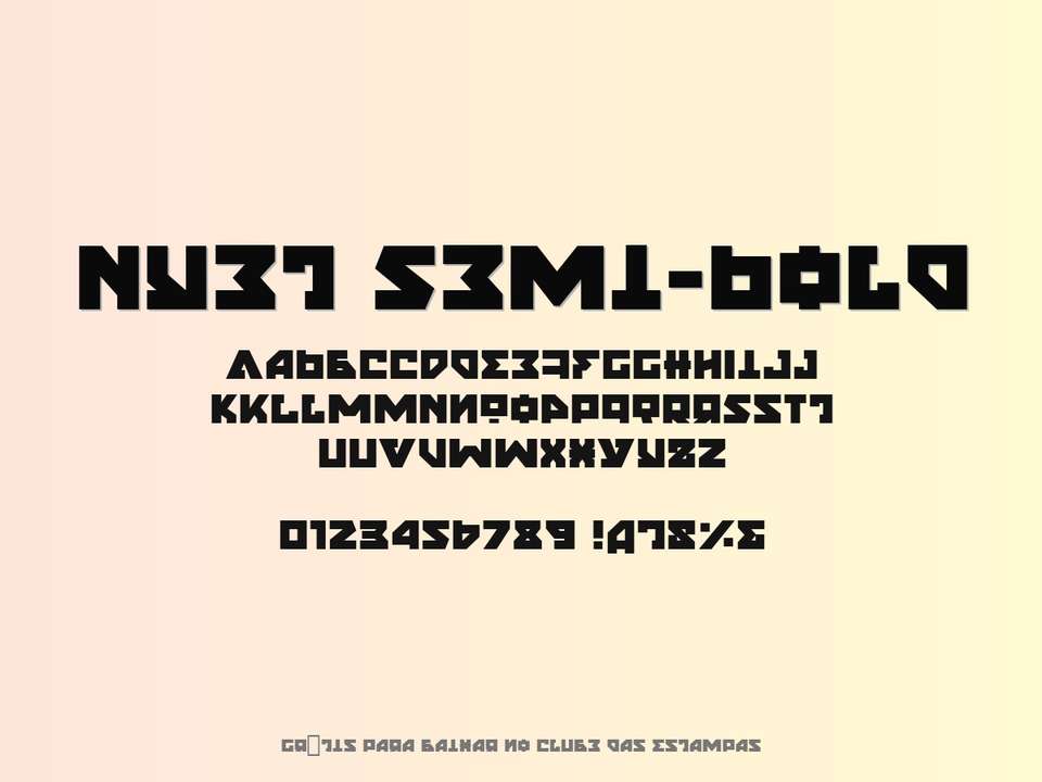 Fonte Nyet Semi Bold Grátis Para Baixar