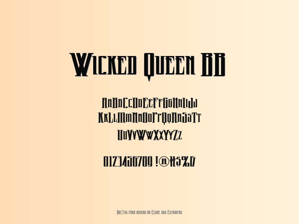 Fonte Wicked Queen Bb Grátis Para Baixar