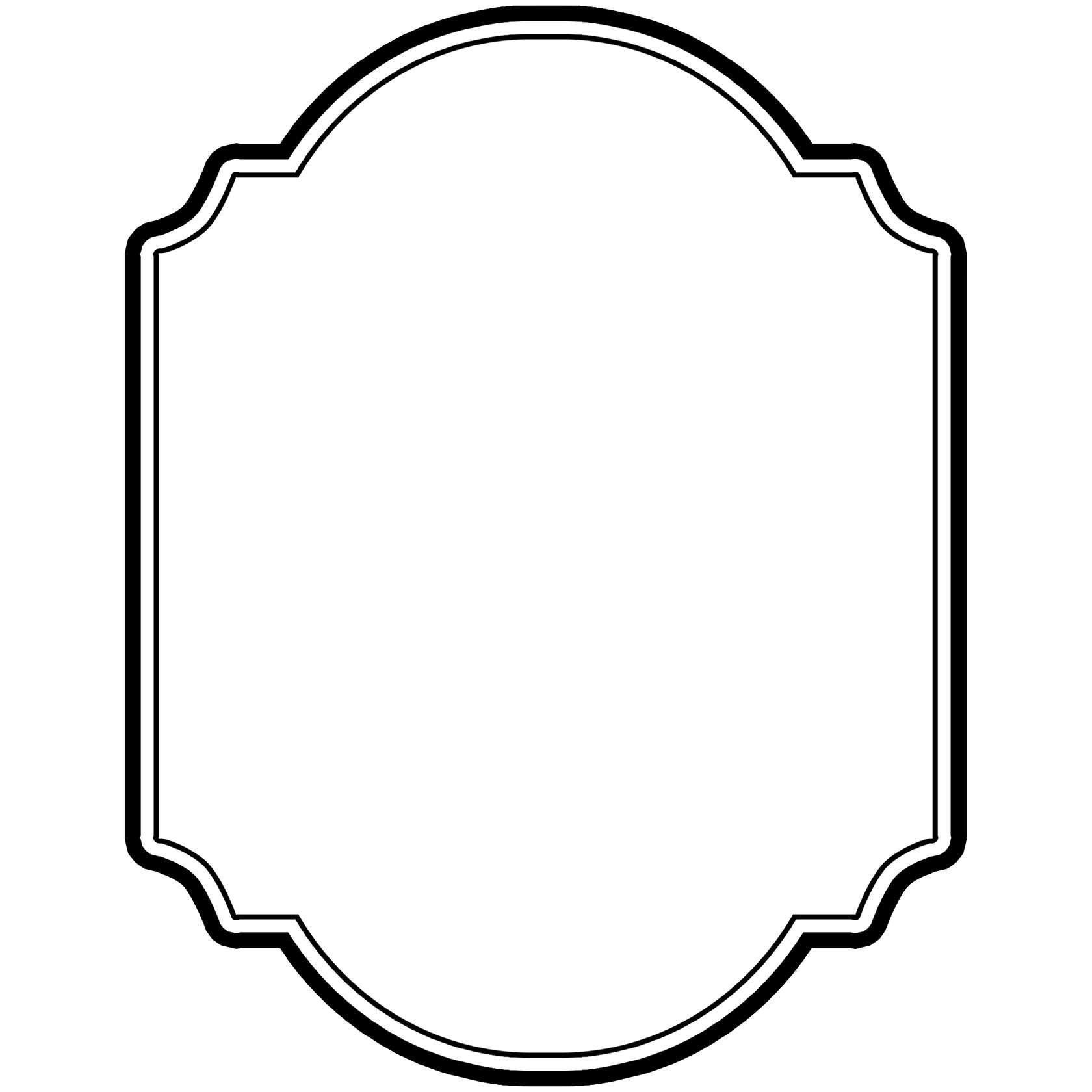 Moldura Decorativa Vazia Design Gráfico Png Grátis Para Baixar Vetor