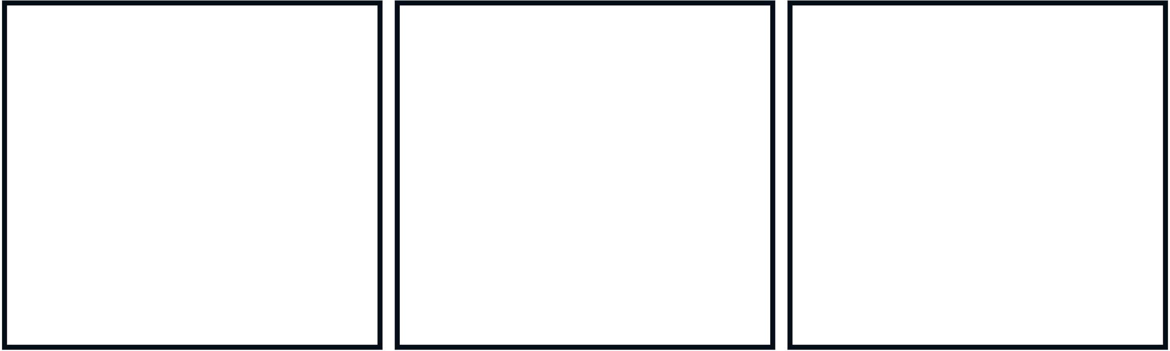 Três Caixas Vazias Em Linha Layout Png Grátis Para Baixar
