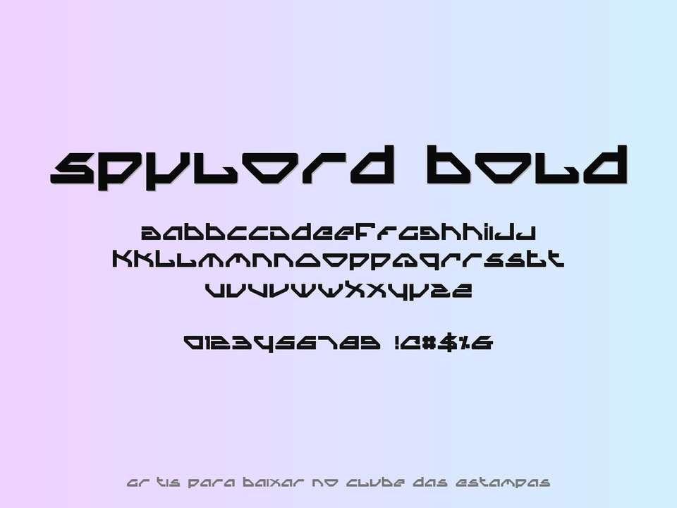 Fonte Spylord Bold Grátis Para Baixar