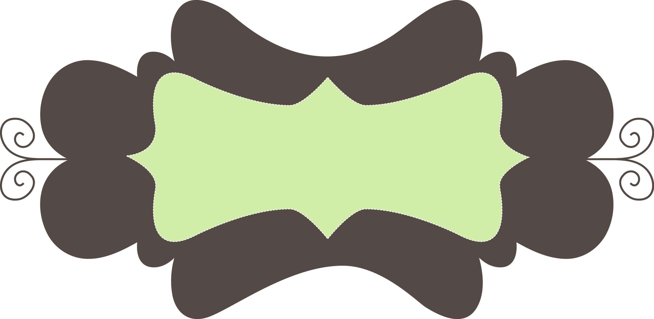 Moldura Decorativa Banner Design Gráfico Png Grátis Para Baixar