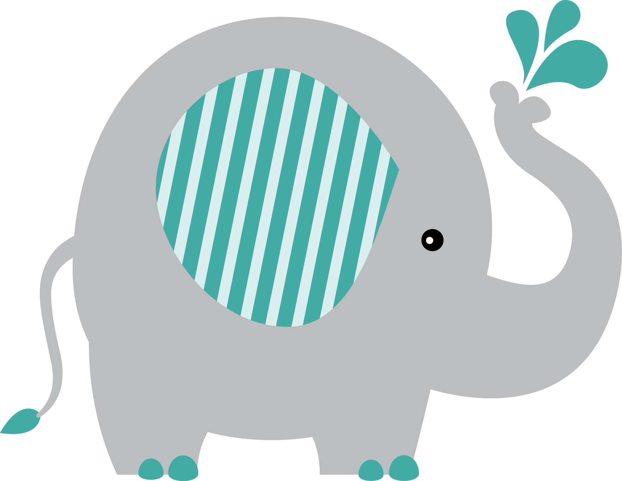 Elemento Elefante Cute Elefantinho Fofo Png (26)