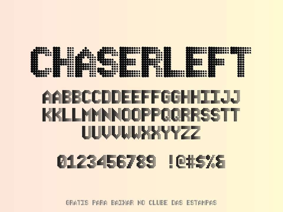 Fonte Chaserleft Grátis Para Baixar