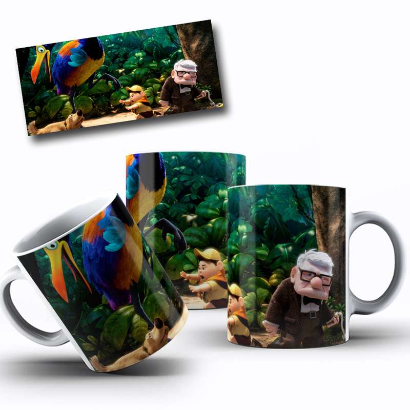 Arte Para Caneca Up Personagens Animação 32