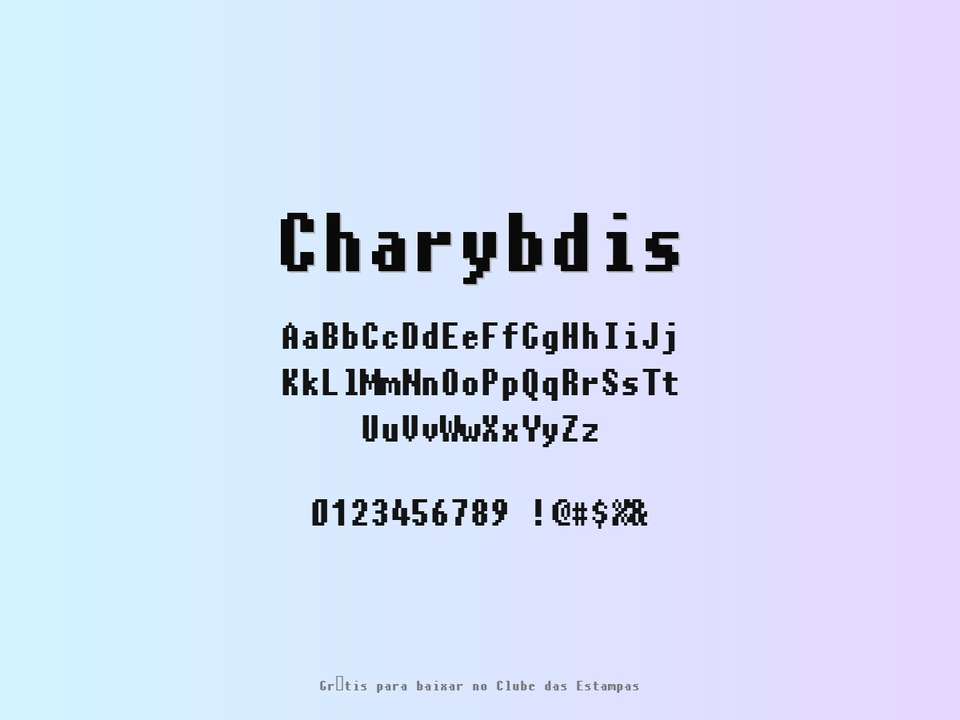 Fonte Charybdis Grátis Para Baixar