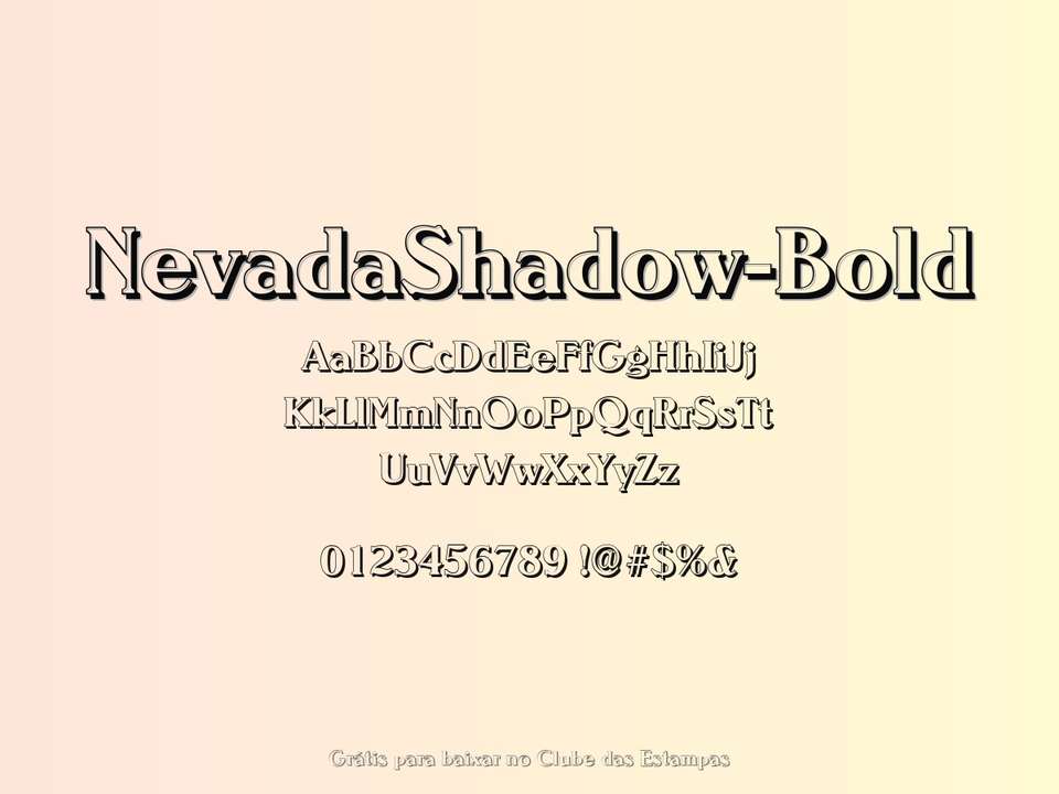 Fonte Nevadashadow Bold Grátis Para Baixar