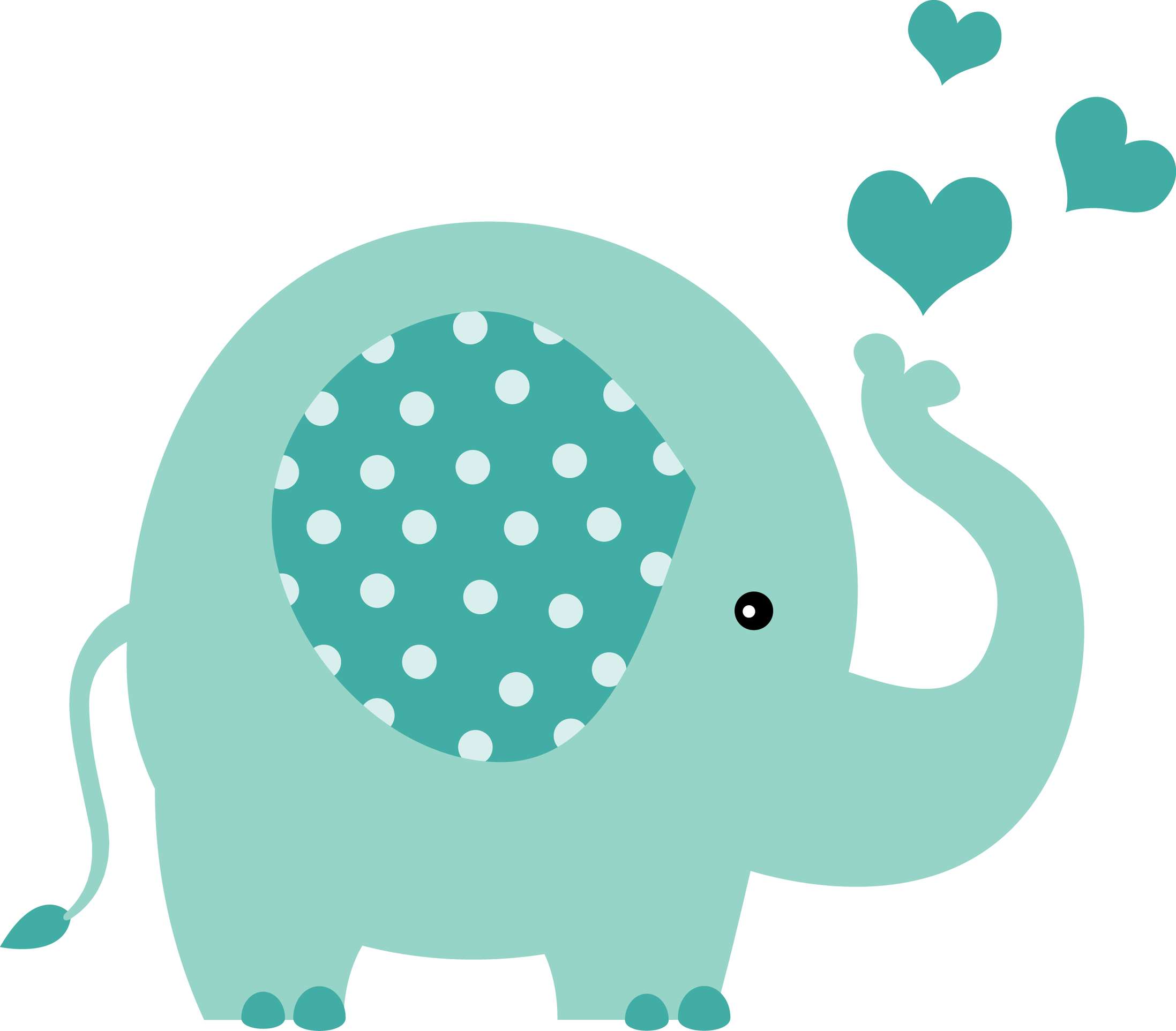 Elemento Elefante Cute Elefantinho Fofo Png (36)