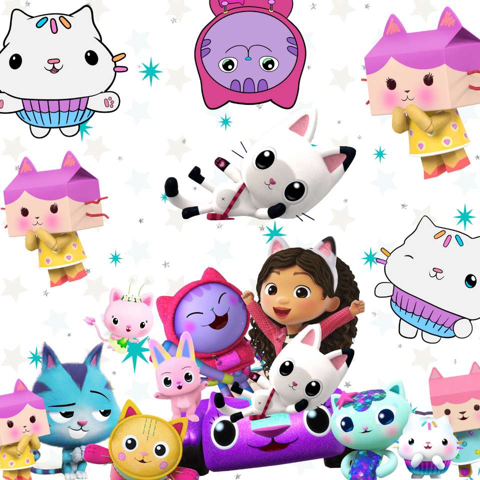 Coleção De Personagens Do Universo Gabby Desenho Animado Png Arte Para Caneca Grátis Pra Baixar