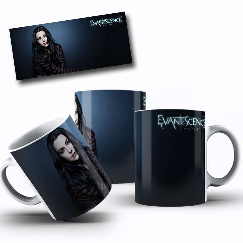 Arte Para Caneca Evanescence Música Rock 9