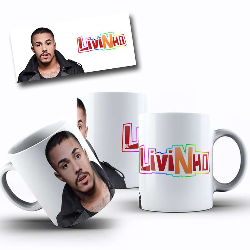 Arte Para Caneca Mc Livinho Personagem Serie 1