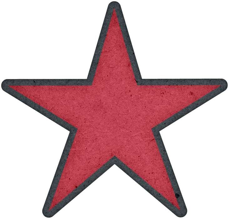 Estrela Vermelha De Cinco Pontas Símbolos Png Grátis Para Baixar