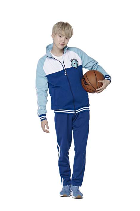 Conjunto Esportivo Azul E Branco Esportes Png Grátis Para Baixar