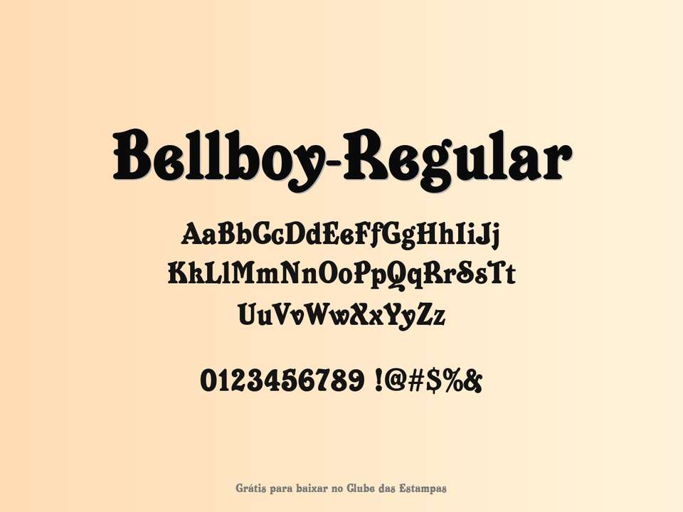 Fonte Bellboy Regular Grátis Para Baixar