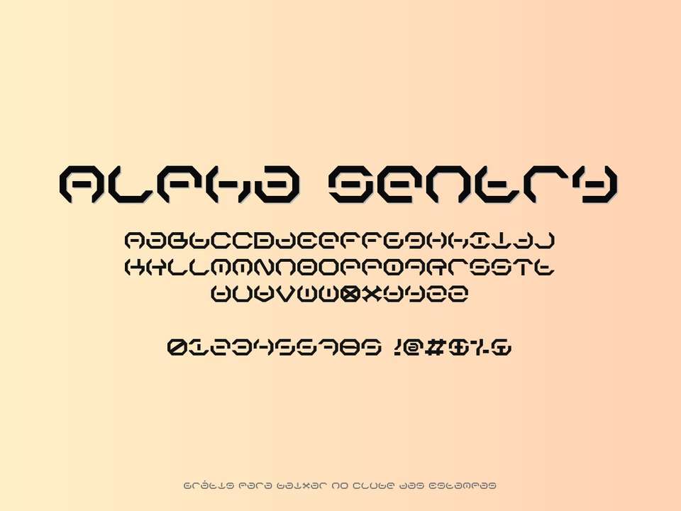 Fonte Alpha Sentry Grátis Para Baixar
