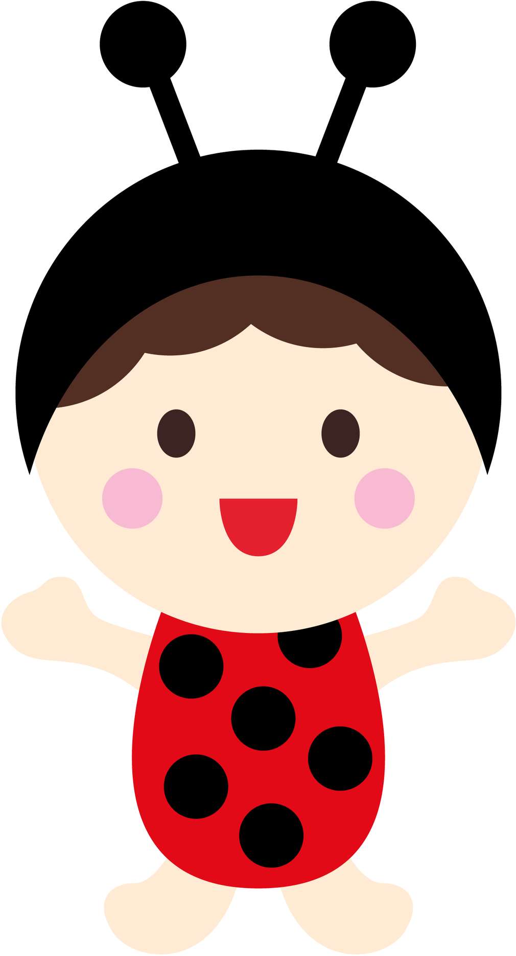 Elemento Joaninha Fofa Cute Png (55)