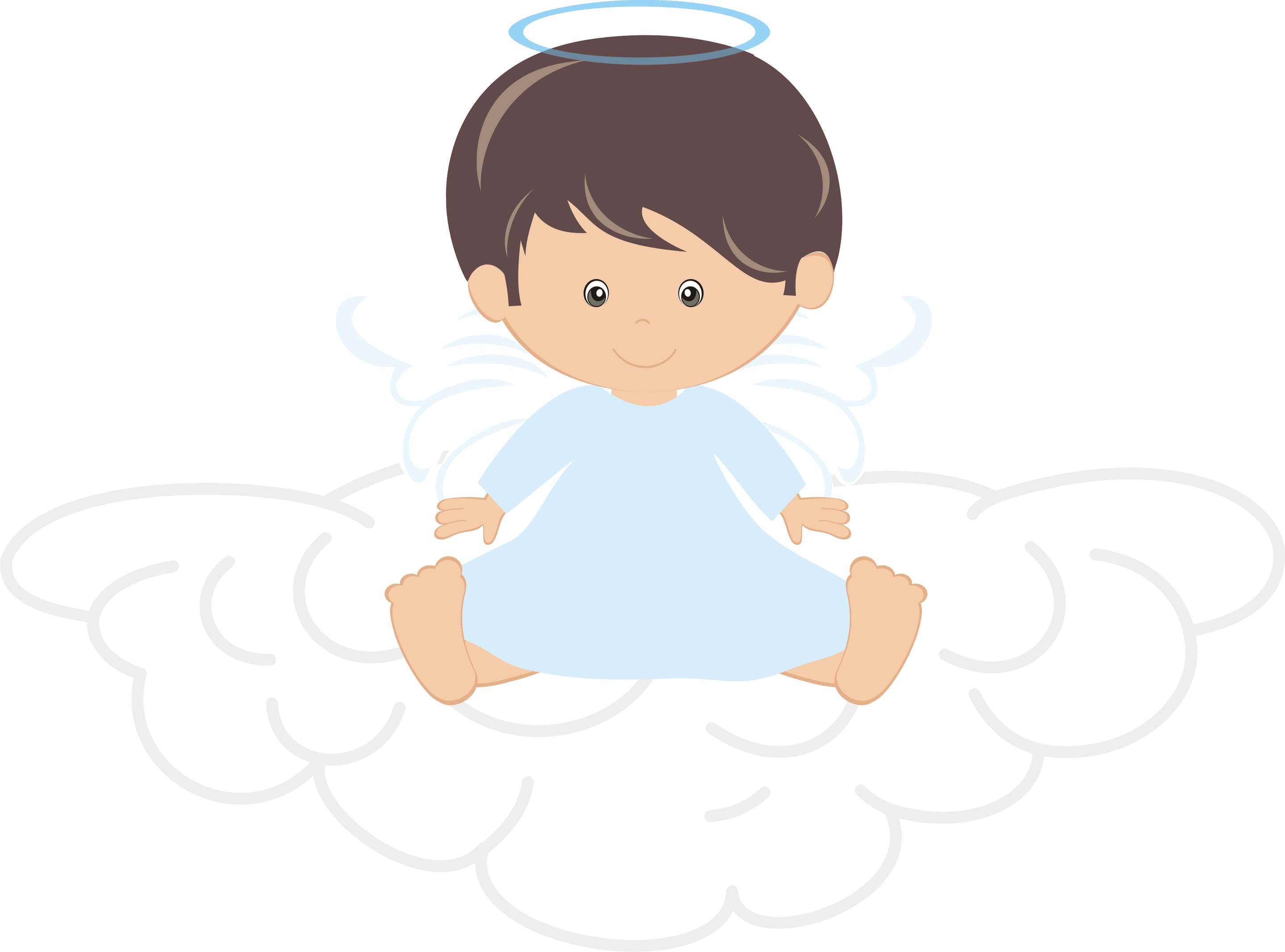 Anjo Infantil Voando Na Nuvem Anjos Png Grátis Para Baixar