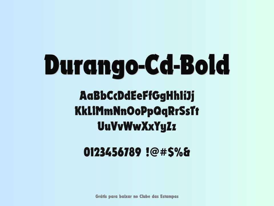 Fonte Durango Cd Bold Grátis Para Baixar