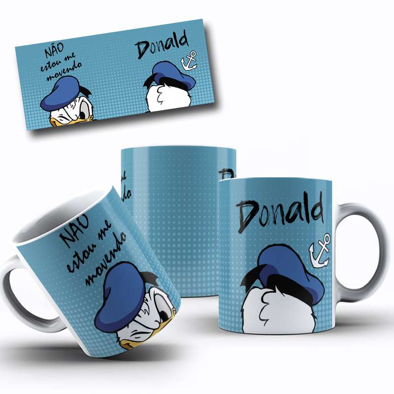 Arte Para Caneca Donald Duck Personagem Cartoon 17