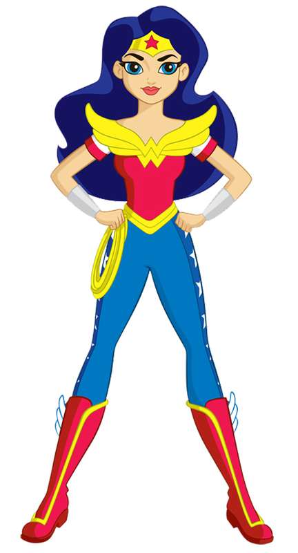Mulher Maravilha Em Desenho Super Heróis Png Grátis Para Baixar