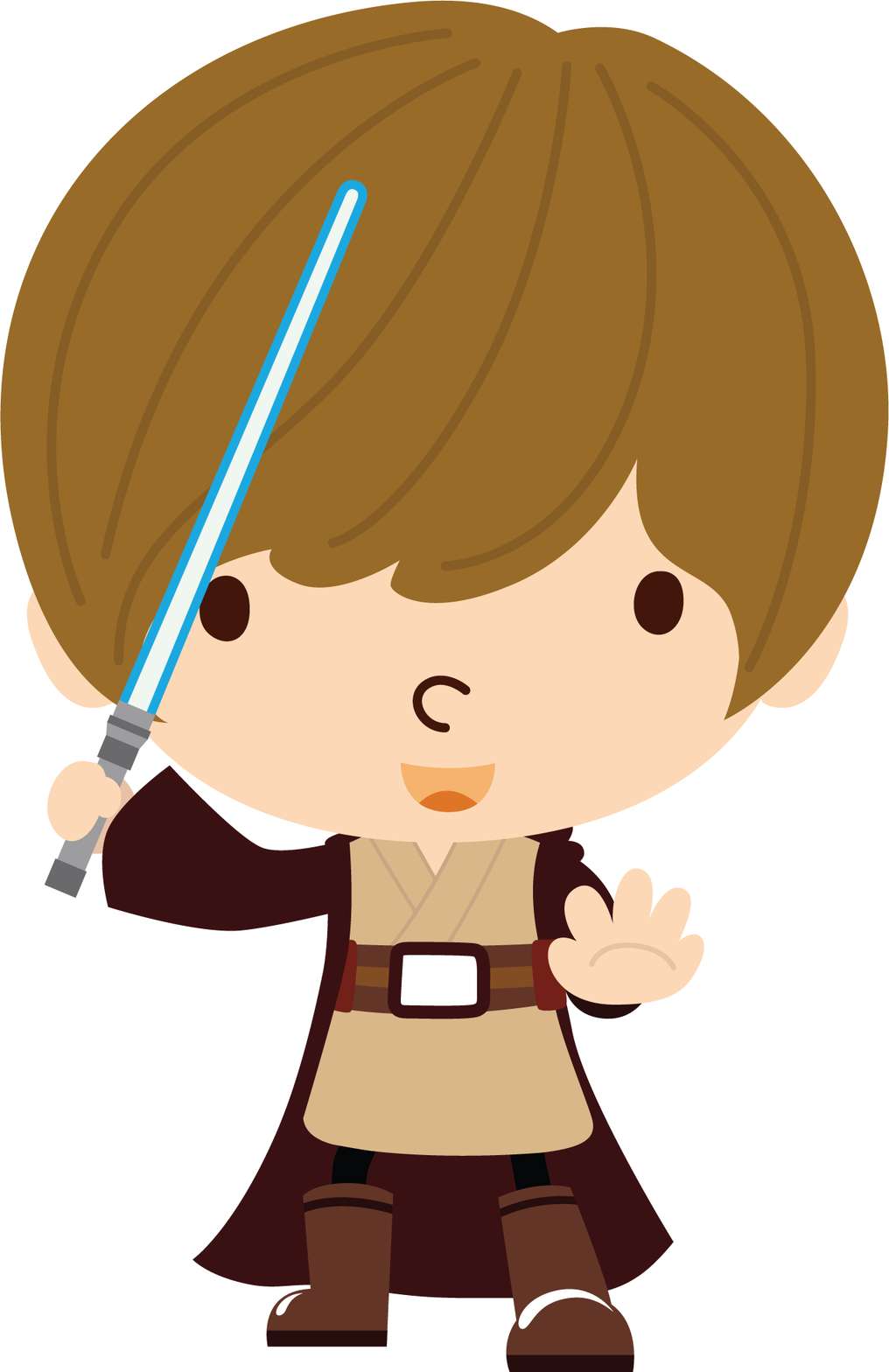 Personagem Anime Com Sabre Azul Fantasia Png Grátis Para Baixar