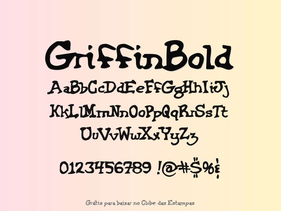 Fonte Griffinbold Grátis Para Baixar