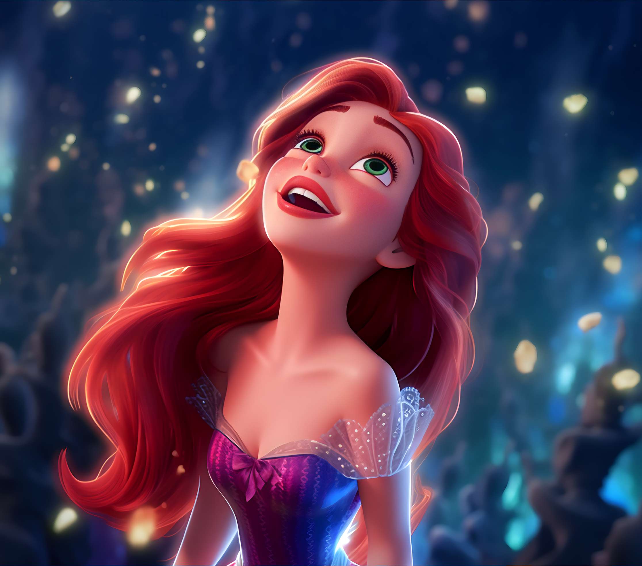 Ilustração De Ariel, Sereia Dos Desenhos Animados Desenho Animado Png Arte Para Caneca Grátis Pra Ba