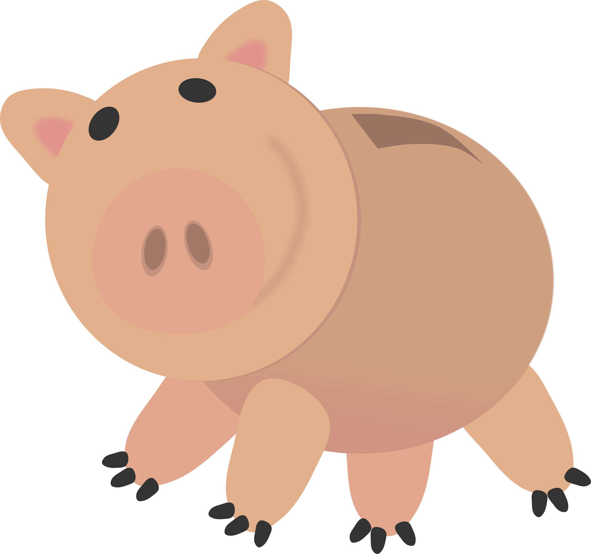 Porquinho Desenho Animado Rosa Animais Png Grátis Para Baixar Top-89