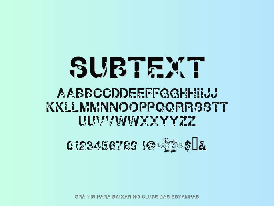 Fonte Subtext Grátis Para Baixar