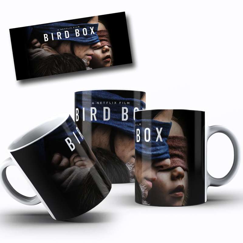 Arte Para Caneca Bird Box Personagens Filme 11