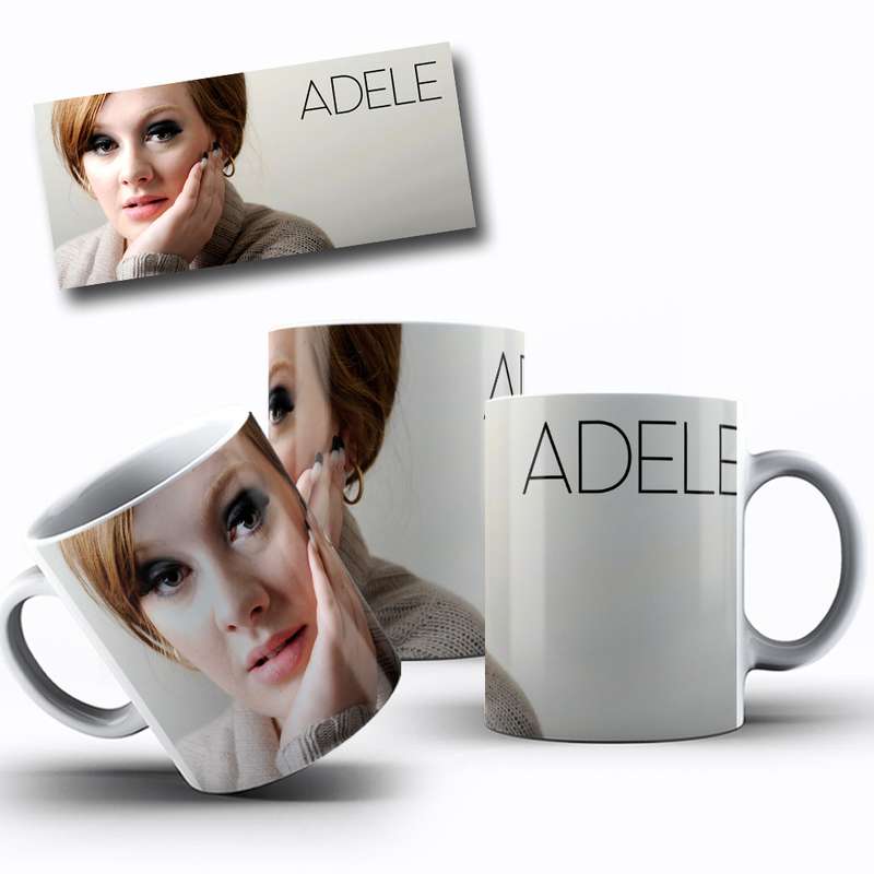 Arte Para Caneca Adele Personagens Cartoon 4