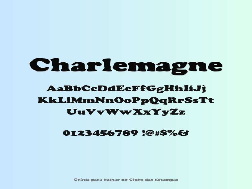 Fonte Charlemagne Grátis Para Baixar