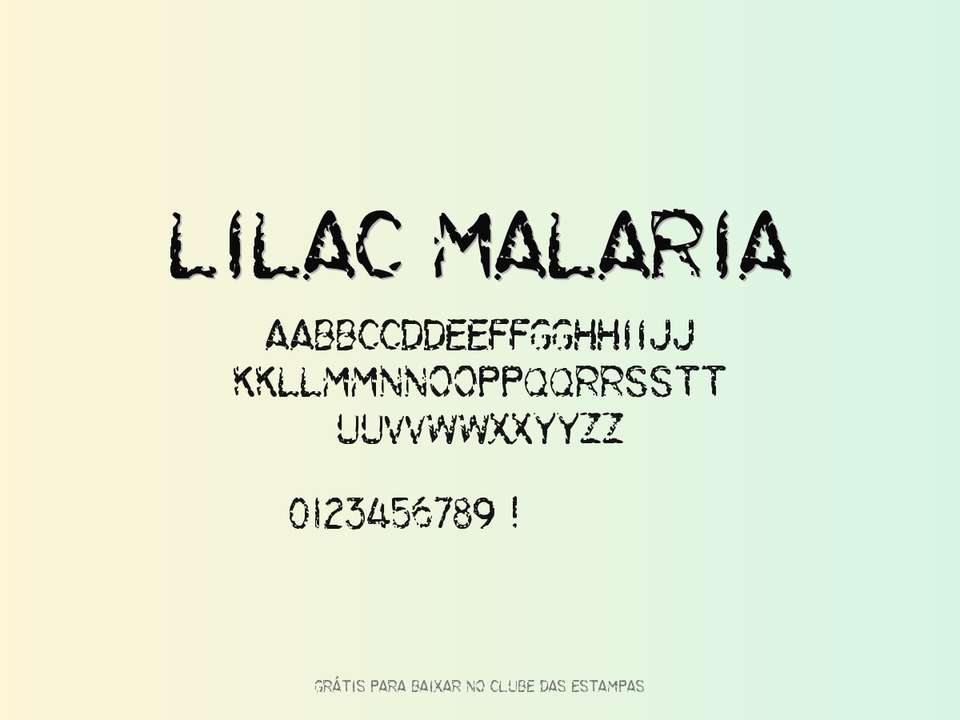 Fonte Lilac Malaria Grátis Para Baixar