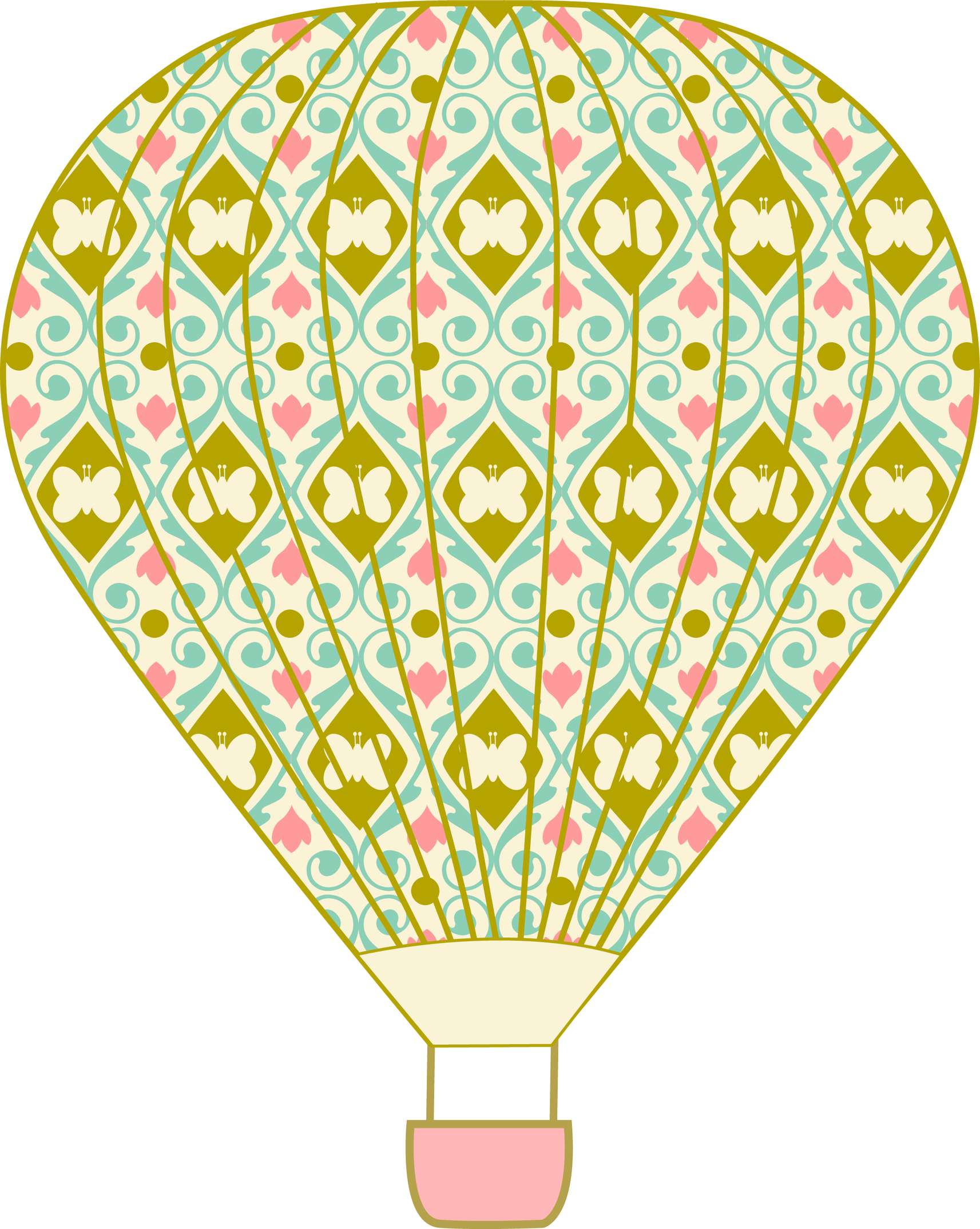 Balão De Ar Quente Estampado Viagem Png Grátis Para Baixar Vetor