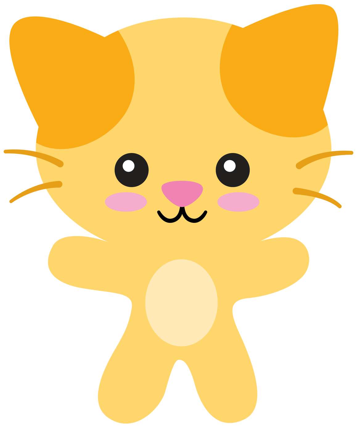 Elementos Animais Kamaii Cute Fofo Png (10)