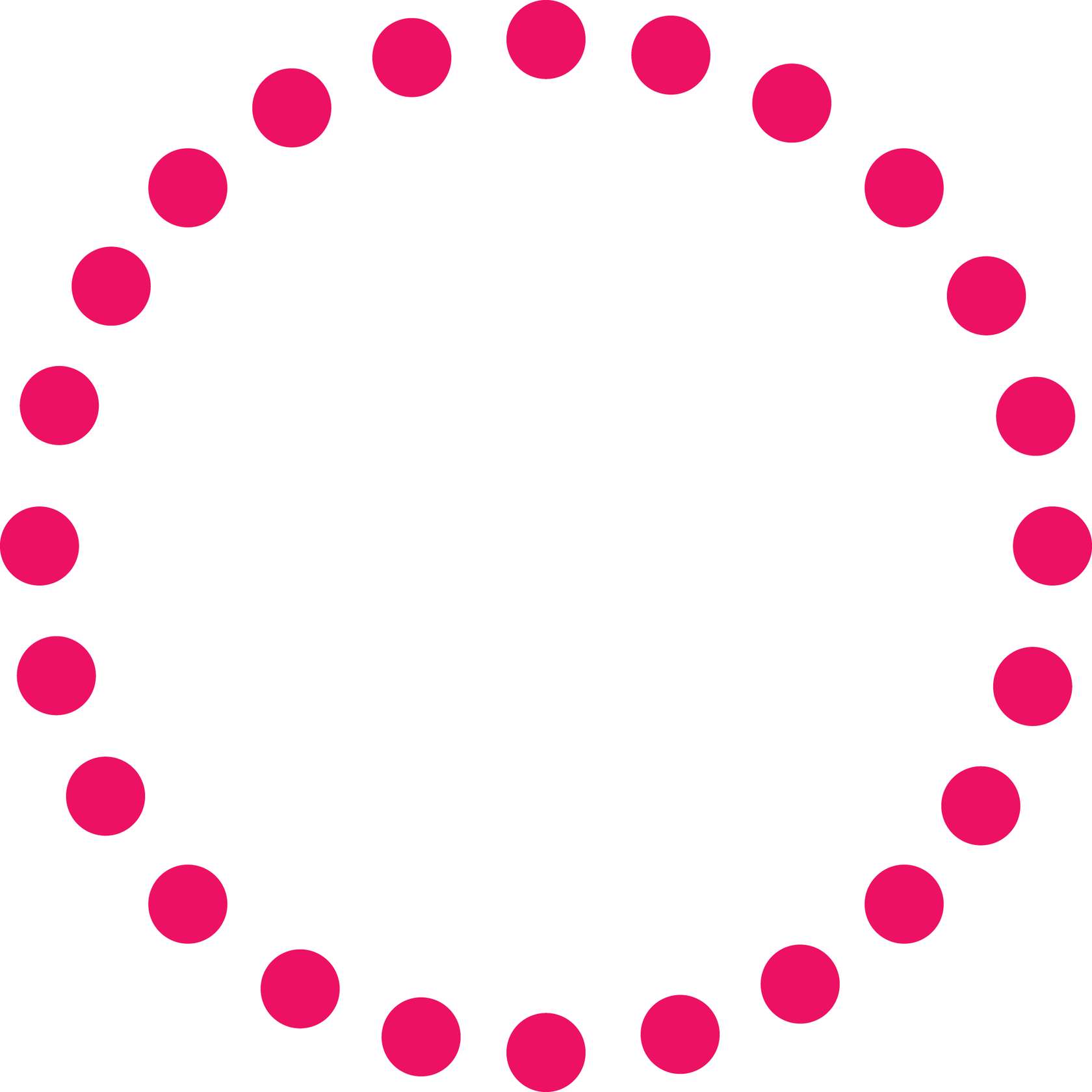 Círculo De Pontos Magenta Padrão Png Grátis Para Baixar