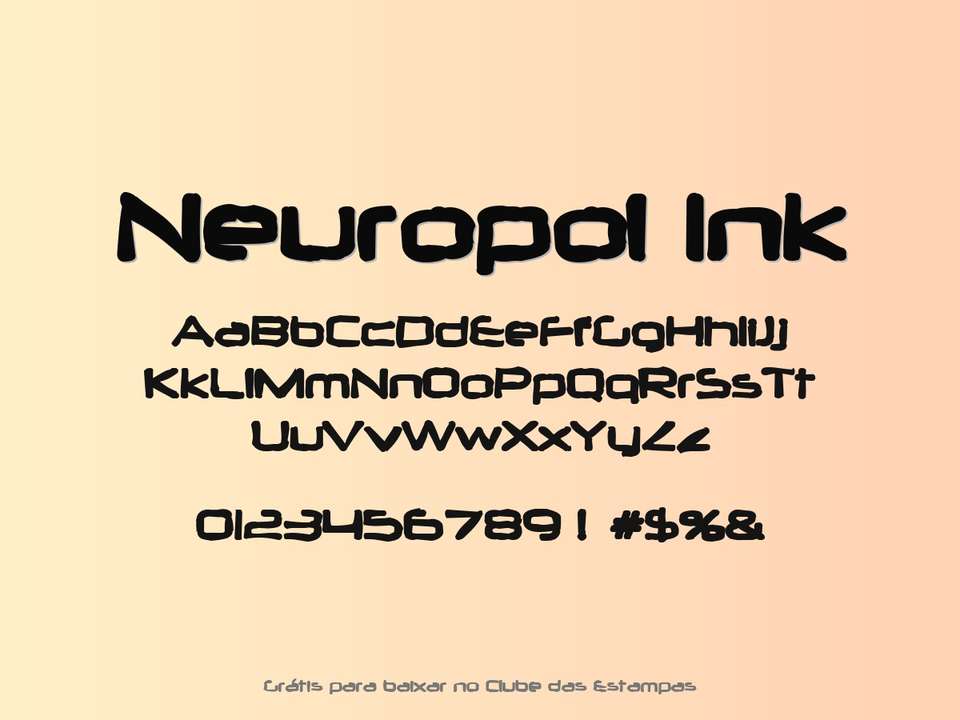 Fonte Neuropol Ink Grátis Para Baixar