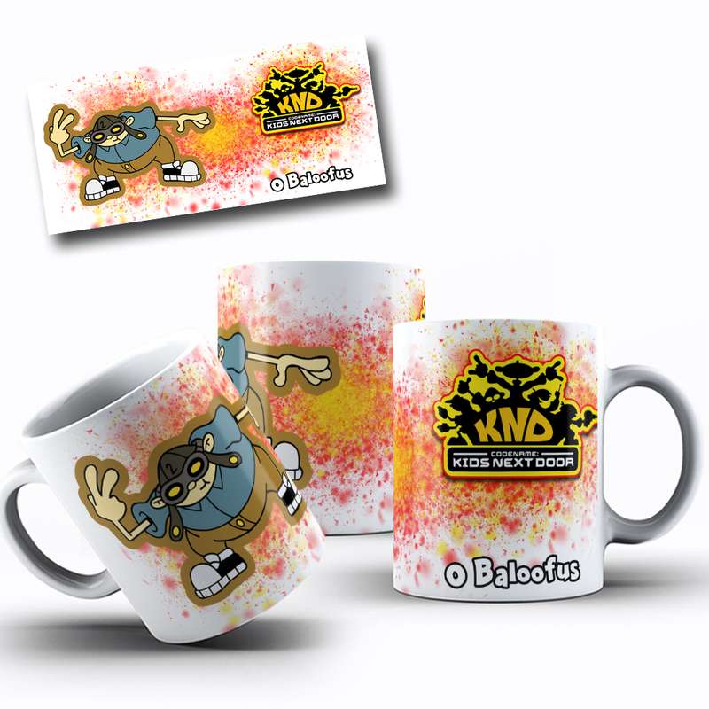 Arte Para Caneca Knd Kids Next Door Personagem Cartoon 2