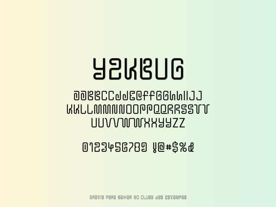 Fonte Y2kbug Grátis Para Baixar