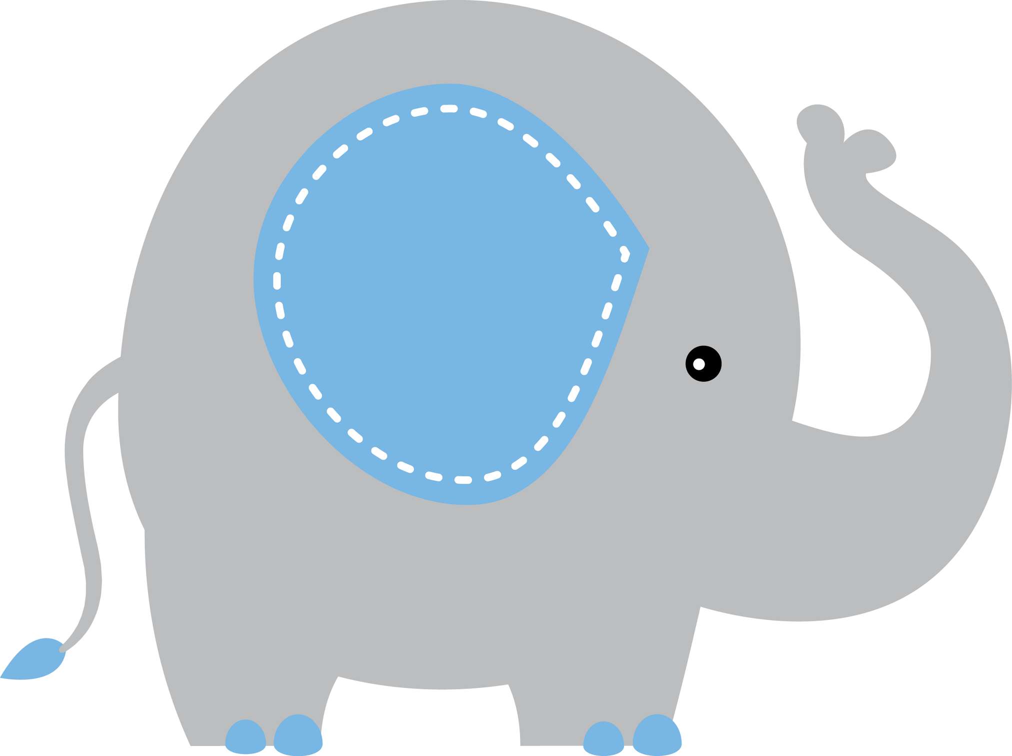 Elemento Elefante Cute Elefantinho Fofo Png (29)