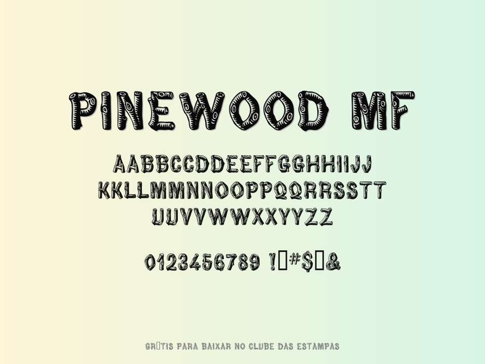 Fonte Pinewood Mf Grátis Para Baixar