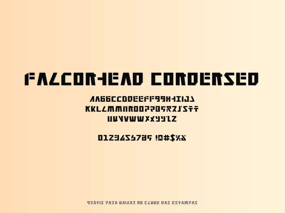 Fonte Falconhead Condensed Grátis Para Baixar