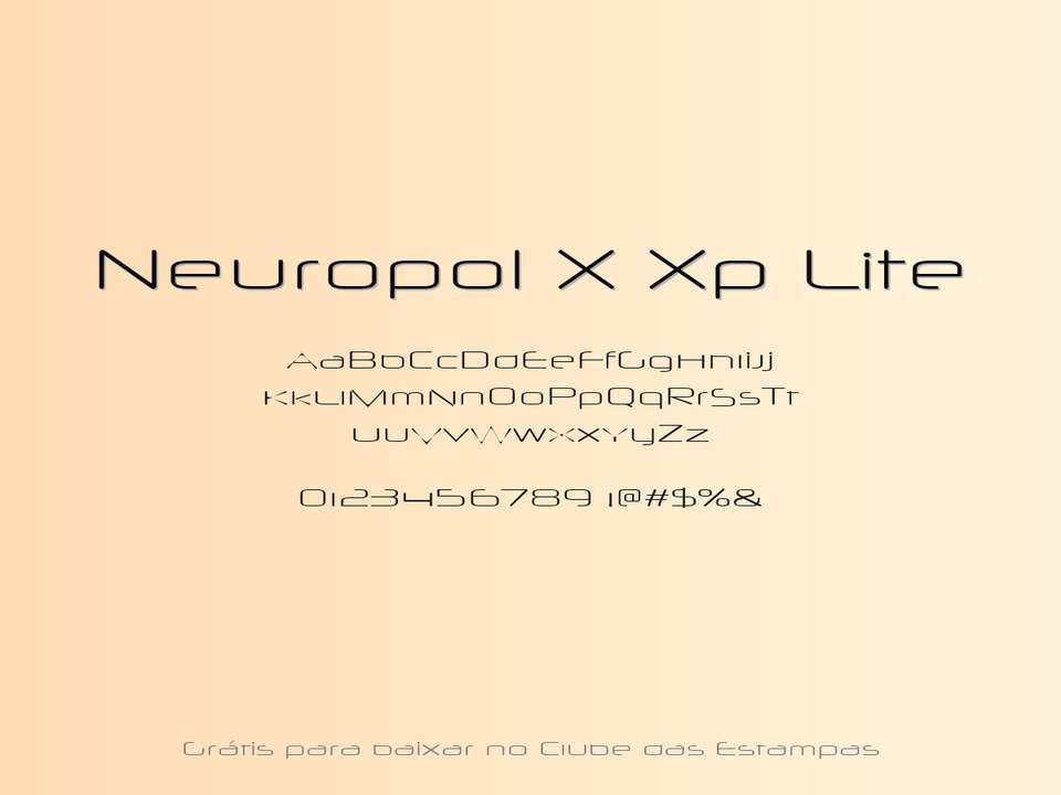 Fonte Neuropol X Xp Lite Grátis Para Baixar