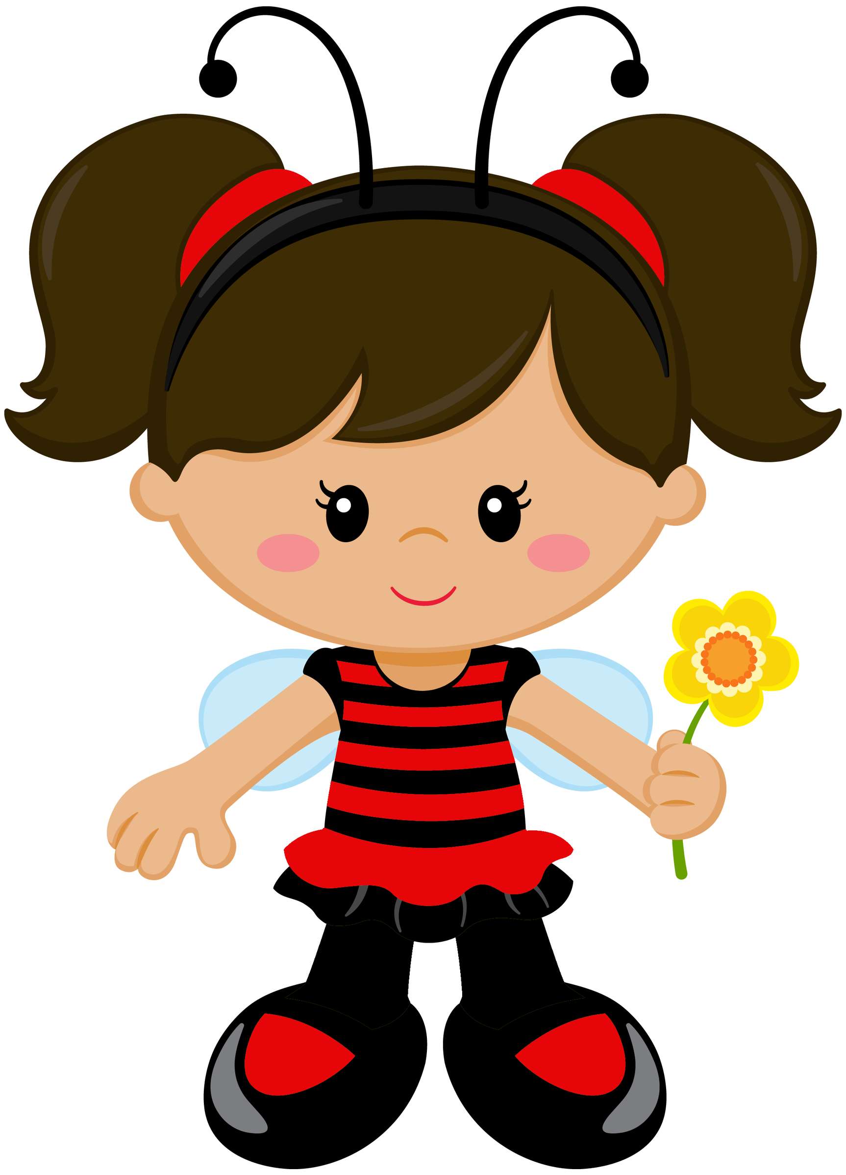 Elemento Joaninha Fofa Cute Png (11)