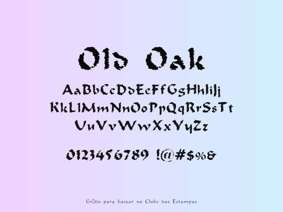 Fonte Old Oak Grátis Para Baixar