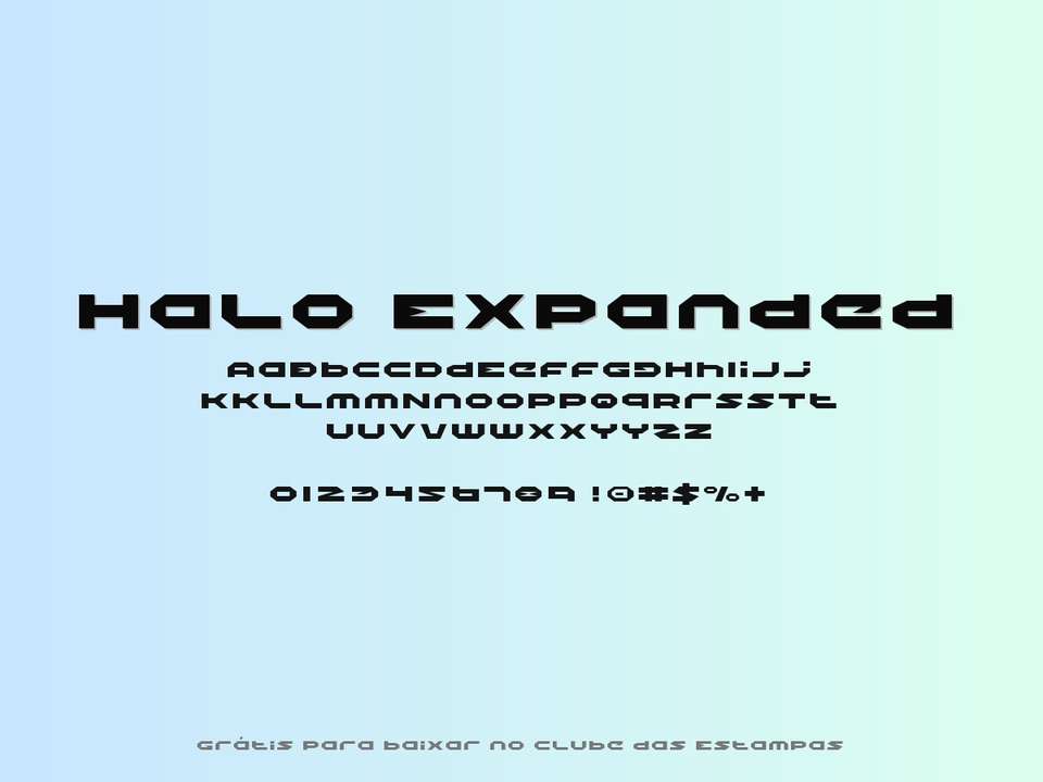 Fonte Halo Expanded Grátis Para Baixar