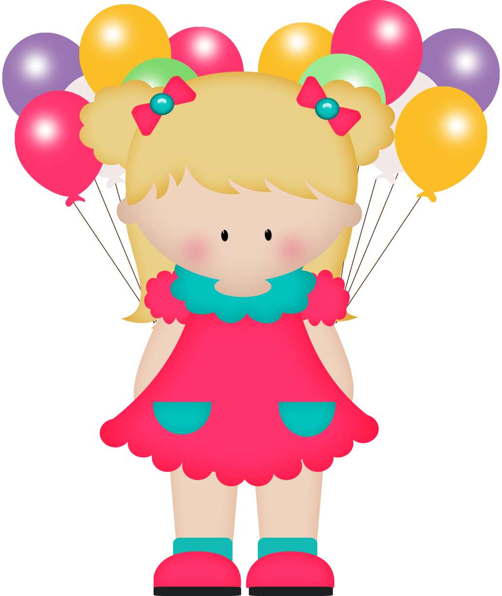 Elemento Menina Aniversário Png (3)