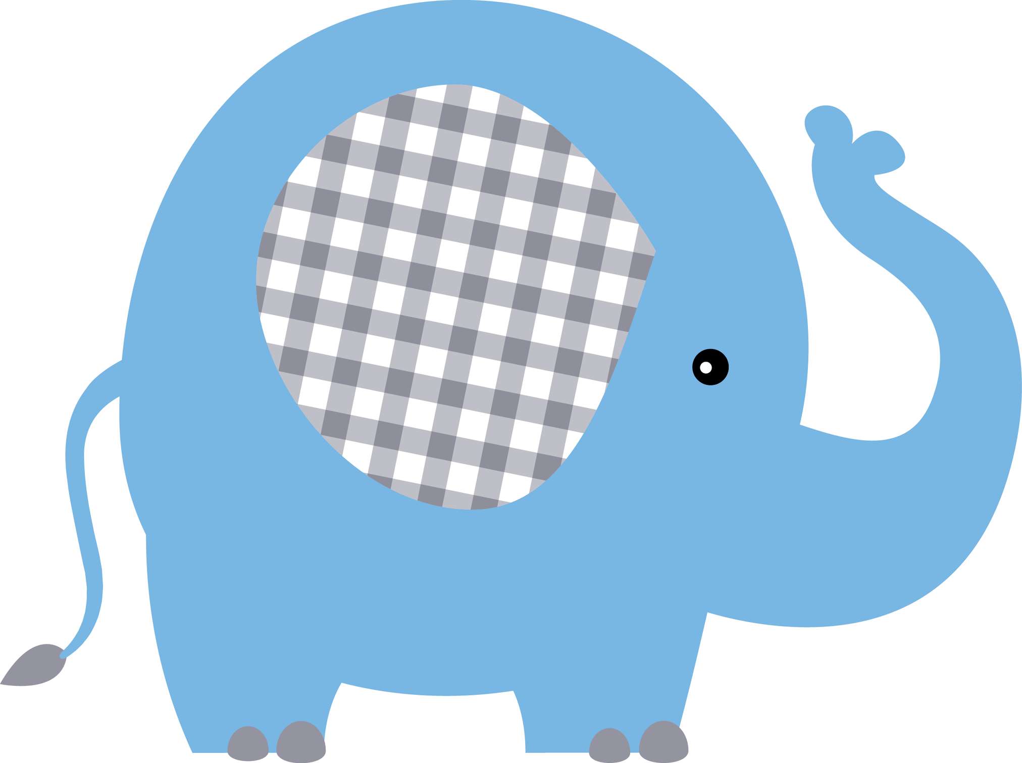 Elemento Elefante Cute Elefantinho Fofo Png (45)