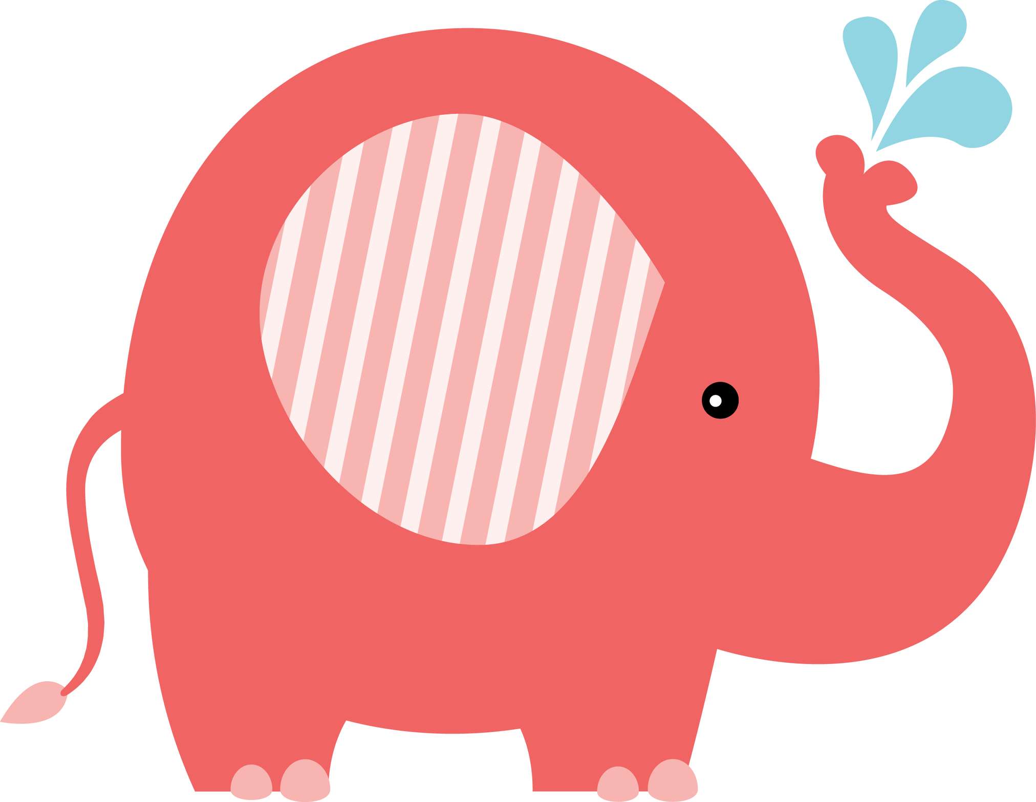 Elemento Elefante Cute Elefantinho Fofo Png (117)