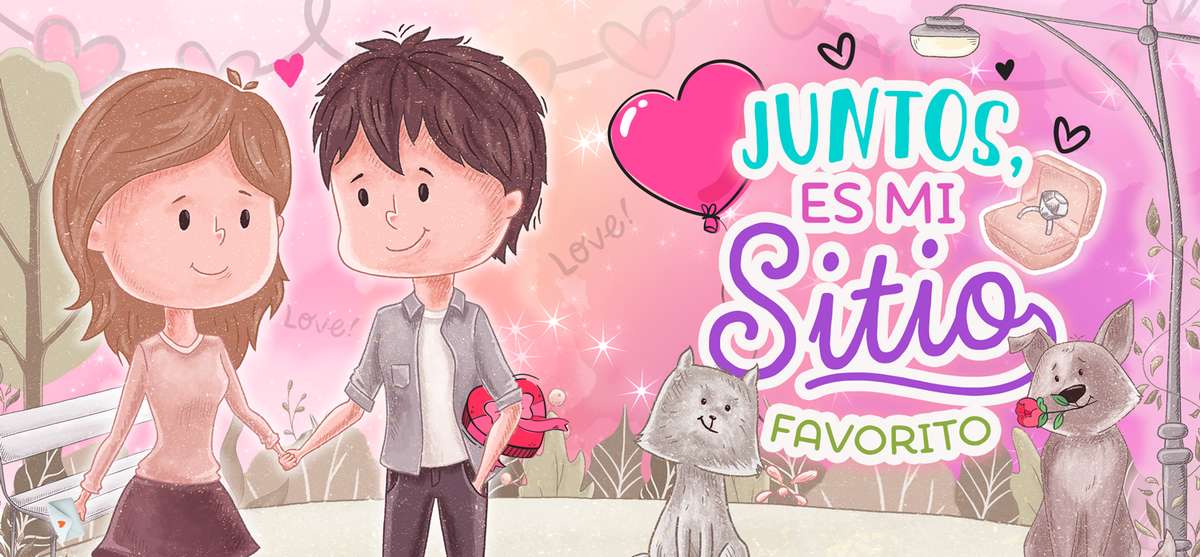 Juntos, Es Mi Sitio Favorito Ilustração Romance Png Arte Para Caneca Grátis Pra Baixar